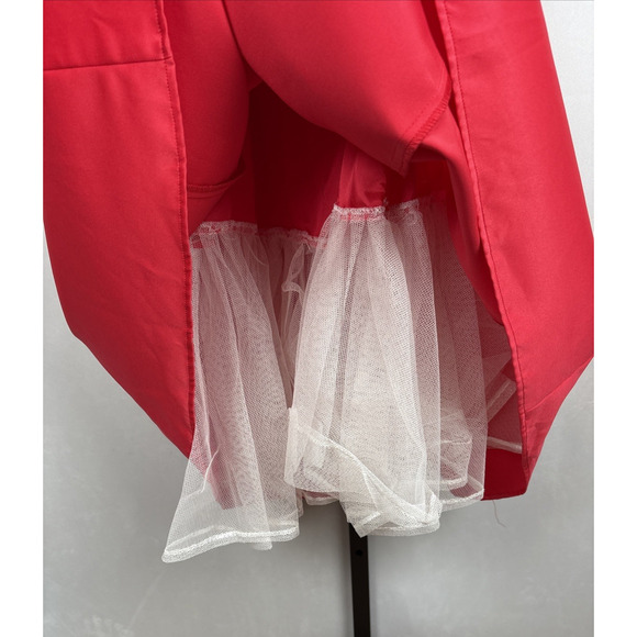 NEW Vintage Betsy & Adam Embroidered Midi Dress Women's 10 Pink Ombre Formal - Picture 9 of 10